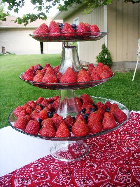 Strawberry Tablescape - A Wonderful Thought