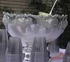 Wedding Rental - Silverplated Punchbowl With Grapes